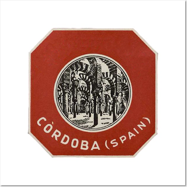 Córdoba Travel Vintage Spain Wall Art by Tropical Blood